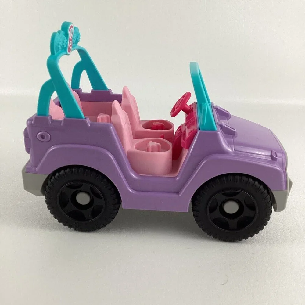 Fisher Price Little People Barbie Beach Cruiser Fun Songs Sounds with 2 Figures